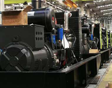 Generadores EvoTec exportados a un proyecto extranjero de telecomunicaciones a granel