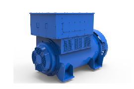 Generador de serie de alta tensión EVO428 400-1100kVA, 3300/15000V, 50/60Hz, 4/6/8/10 Polo