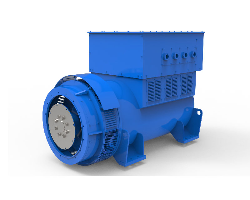 Generador de serie de alta tensión EVO428 400-1100kVA, 3300/15000V, 50/60Hz, 4/6/8/10 Polo