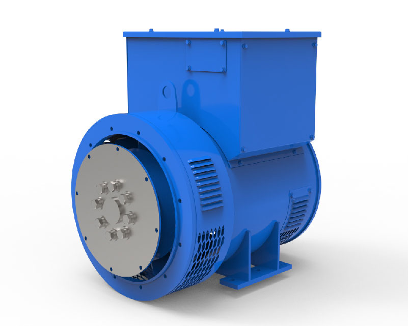 Generador marino de la serie TCM228 50/150kVA, 400/480V, 50/60Hz, 4/6Pole