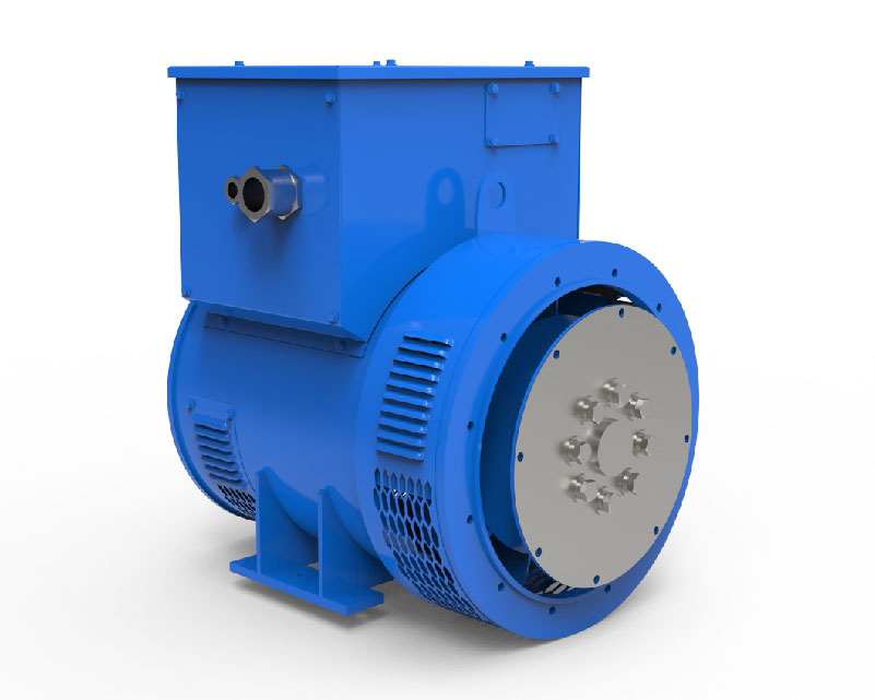 Generador marino de la serie TCM228 50/150kVA, 400/480V, 50/60Hz, 4/6Pole