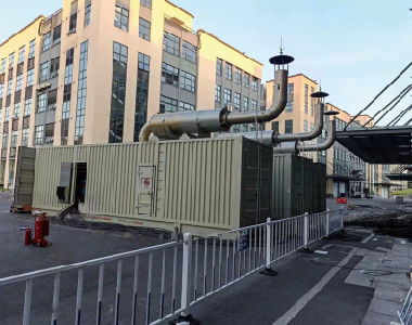 3 x 1800KW / 10.5KV Alternadores HV - Proyecto del fabricante de baterías de Chongqing