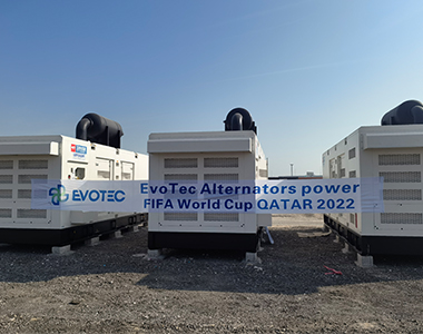 Suministro de energía sostenible para la Copa Mundial de la FIFA 2022 en Qatar con 153 unidades de alternadores EvoTec montando motores YUCHAI