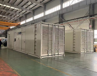 Proyecto del centro de datos de Qingdao Huaneng (3 conjuntos de generadores de alta tensión de 1600KW / 10.5KV)
