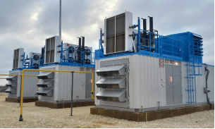 Descripción del proyecto: 3 alternadores EVOTEC acoplados con motores Weichai se aplicaron en el proyecto de generación de energía a gas en la región nórdica