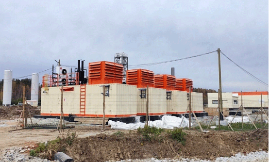 EVOTEC applied to a liquefied natural gas (LNG) plant in Europe (2×1000 kW, 2×540 kW)  