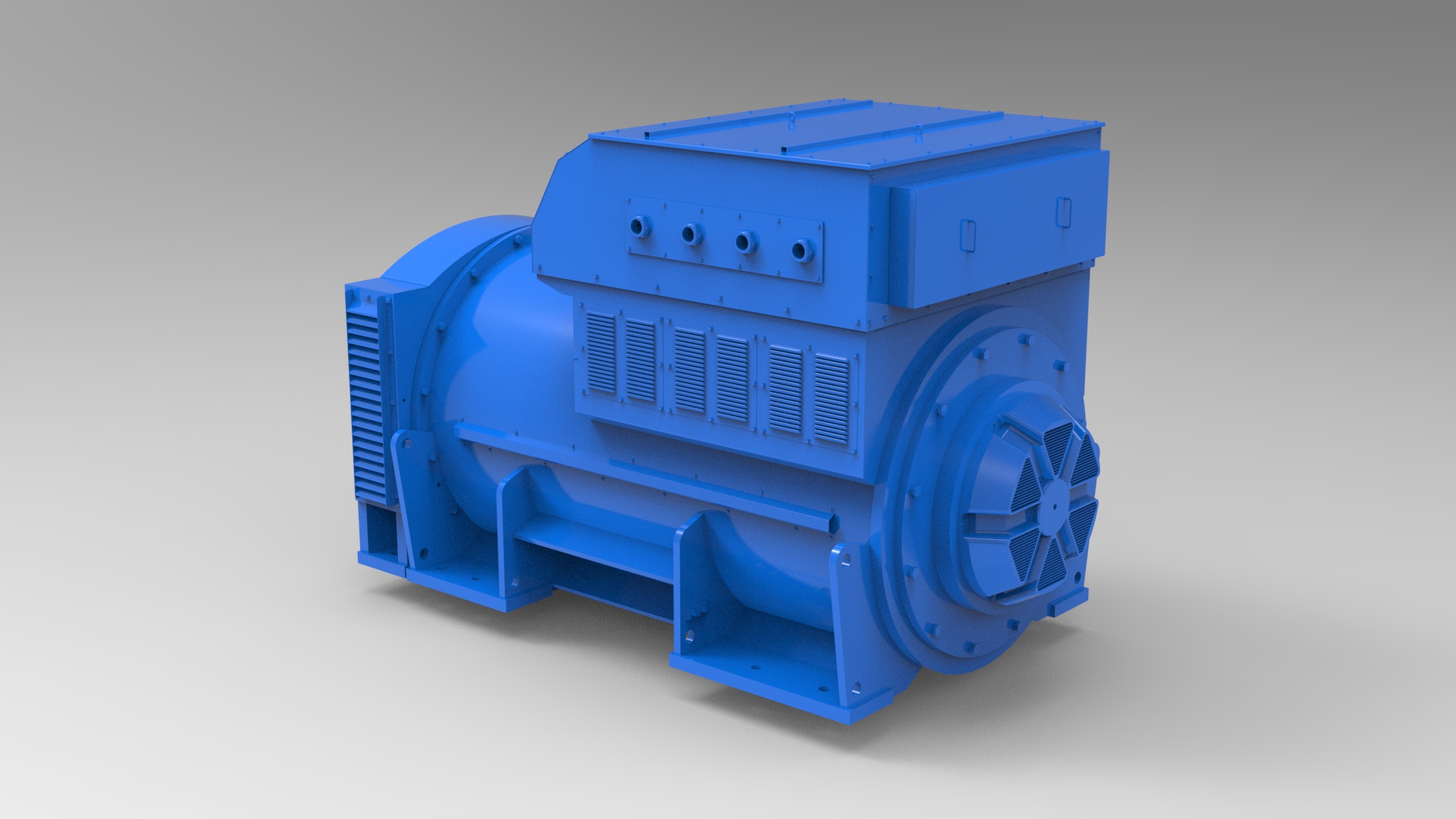 Generador de serie de alta tensión EVO638 3938-6875kVA, 3300/15000V, 50/60Hz, 4/6/8/10Pole, generador de turbina de gas