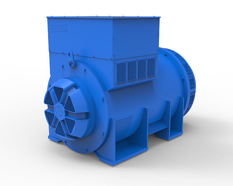 Generador industrial de la serie EVO568 3000/4500kVA, 400/480V, 50/60Hz, 4/6/8/10Pole